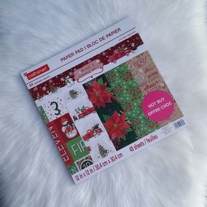 Holiday Say Freeze Paper Pad by Craft Smart